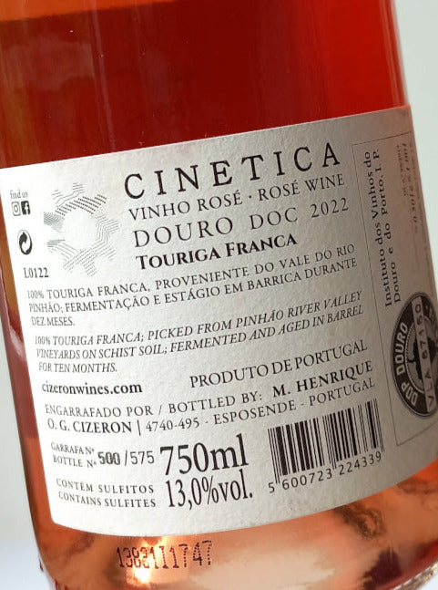 Cinética Rosé Touriga Franca 2023